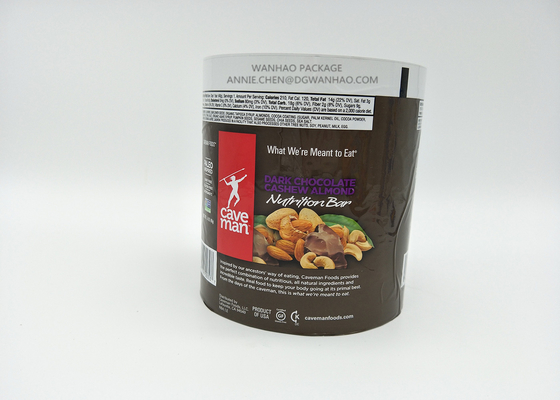 Custom Printed Plastic Laminated Aluminum Foil Chocolate Bars Packaging Cold Sealing Glue Adhesive Laminating Film Roll